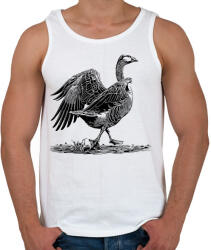 printfashion Liba rajz - Férfi atléta - Fehér (16690823)