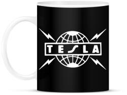 printfashion Tesla világ - Bögre - Fekete (14795610)