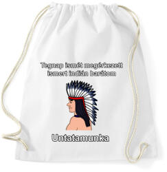 printfashion Indián barát - Sportzsák, Tornazsák - Fehér (4573401)