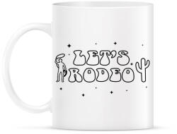 printfashion Let's rodeo - Bögre - Fehér (7507186)