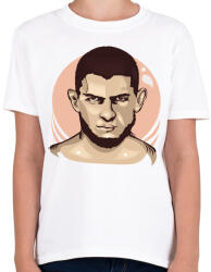 printfashion Khabib Nurmagomedov - Gyerek póló - Fehér (3587516)