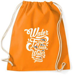 printfashion A víz a barátom - Sportzsák, Tornazsák - Narancssárga (166568)