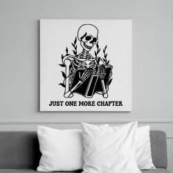 printfashion Csak még egy fejezet - Vászonkép - Fehér (15703989)