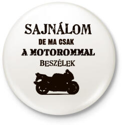 printfashion SAJNÁLOM - Kitűző, hűtőmágnes - Fehér (3090314)