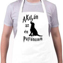 printfashion A Kutyám az én Patrónusom - Kötény - Fehér (16484916)