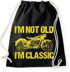 printfashion I am Classic - Sportzsák, Tornazsák - Fekete (8099583)
