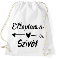 printfashion Elloptam a szívét - páros 1 - Sportzsák, Tornazsák - Fehér (6066676)