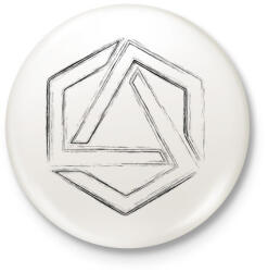 printfashion Hexagonal 4 - Kitűző, hűtőmágnes - Fehér (3075464)