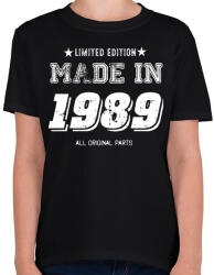printfashion 1989 - Gyerek póló - Fekete (4052477)