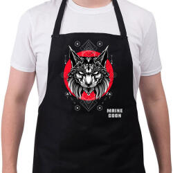 printfashion Maine Coon - Kötény - Fekete (11581013)