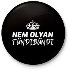 printfashion NEM OLYAN TÜNDIBÜNDI - Kitűző, hűtőmágnes - Fekete (10919569)