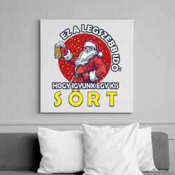 printfashion Ez a legszebb idő - Vászonkép - Fehér (9680512)