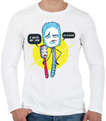 printfashion Kefék - Férfi hosszú ujjú póló - Fehér (6383131)