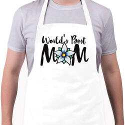 printfashion Word's best mom - Kötény - Fehér (4911068)