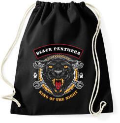 printfashion Fekete párduc - Sportzsák, Tornazsák - Fekete (38449)