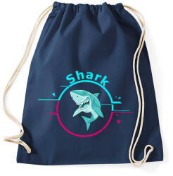 printfashion shark - Sportzsák, Tornazsák - Sötétkék (1422577)