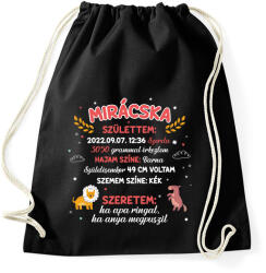 printfashion Emlékörző - Sportzsák, Tornazsák - Fekete (10730468)