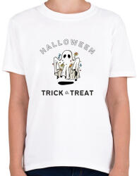 printfashion Halloween Trick or Treat - Gyerek póló - Fehér (14380529)
