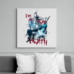 printfashion davytheme-01. png - Vászonkép - Fehér (6622101)