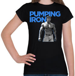 printfashion Pumping Iron - Női póló - Fekete (7558061)