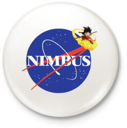 printfashion Flyin Nimbus - Kitűző, hűtőmágnes - Fehér (3088693)