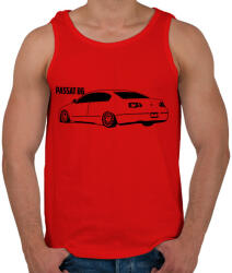 printfashion Passat b6 - Férfi atléta - Piros (760096)