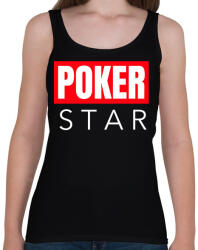 printfashion POKER STAR - Női atléta - Fekete (10995524)