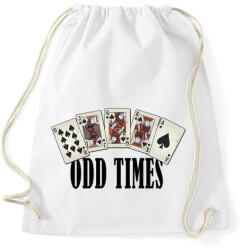 printfashion Póker Royal flush - odd times - tökéletes pillanatok - Sportzsák, Tornazsák - Fehér (4759275)