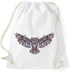 printfashion Tattoo style Owl - Sportzsák, Tornazsák - Fehér (1751324)