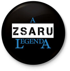 printfashion A zsaru legenda - Kitűző, hűtőmágnes - Fekete (7694792)