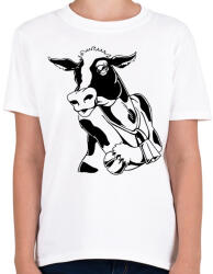 printfashion tehén - Gyerek póló - Fehér (9007487)