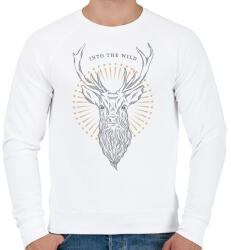 printfashion Vadonban - Férfi pulóver - Fehér (250912)