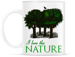 printfashion i love the nature - Bögre - Fehér (15853136)