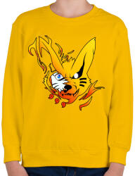 printfashion Naruto kyuubi - Gyerek pulóver - Sárga (4595496)