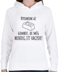 printfashion Nyomom az ESC gombot - Női kapucnis pulóver - Fehér (7544860)