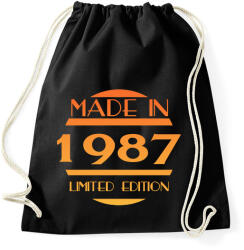 printfashion 1987 - Sportzsák, Tornazsák - Fekete (12779437)