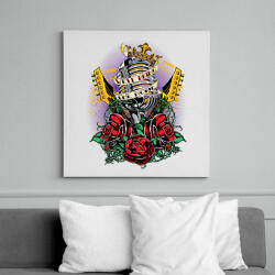 printfashion Valami zaj - Vászonkép - Fehér (6621041)