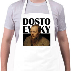 printfashion Dostoevsky - Önarckép - Kötény - Fehér (7119144)