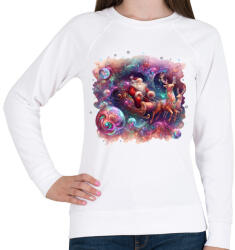 printfashion Mikulás - Női pulóver - Fehér (15043687)