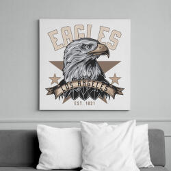 printfashion Sas 04 - Los Angeles Eagles - Vászonkép - Fehér (6636667)
