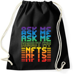 printfashion BITCOIN 4 EVER 68 - Sportzsák, Tornazsák - Fekete (6203707)