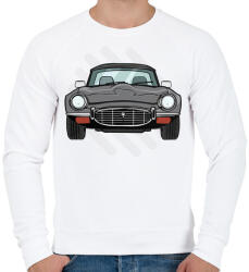 printfashion Kocsi - Férfi pulóver - Fehér (5125522)