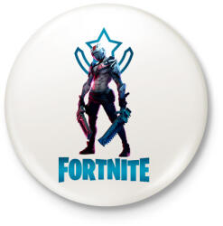 printfashion Fortnite: X-Lord - Kitűző, hűtőmágnes - Fehér (4703451)