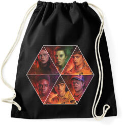 printfashion Stranger Things - Characters - Sportzsák, Tornazsák - Fekete (7245632)