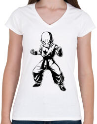 printfashion Dragon Ball - Női V-nyakú póló - Fehér (14988172)