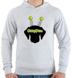 printfashion Lime bolondos méhecsketacskó - Férfi kapucnis pulóver - Sport szürke (13432869)