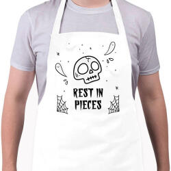 printfashion REST IN PIECES - Kötény - Fehér (9536206)
