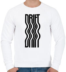 printfashion Drift - Férfi pulóver - Fehér (1688879)