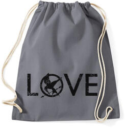 printfashion Az éhezők viadala - Sportzsák, Tornazsák - Grafitszürke (442419)