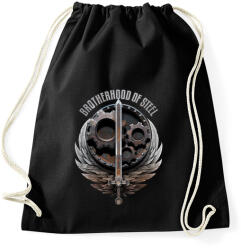printfashion Brotherhood of Steel - Sportzsák, Tornazsák - Fekete (761138)